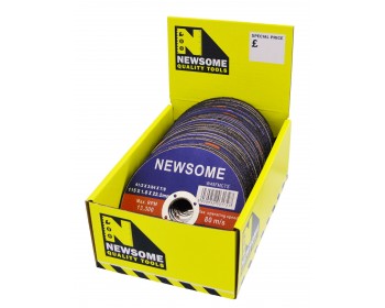Box of 1mm x 115mm Slim Flat Stainless Steel Cutting Discs